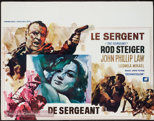 The Sergeant - Belgian Movie Poster