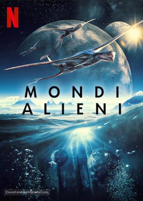 &quot;Alien Worlds&quot; - Italian Video on demand movie cover