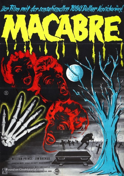 Macabre - German Movie Poster