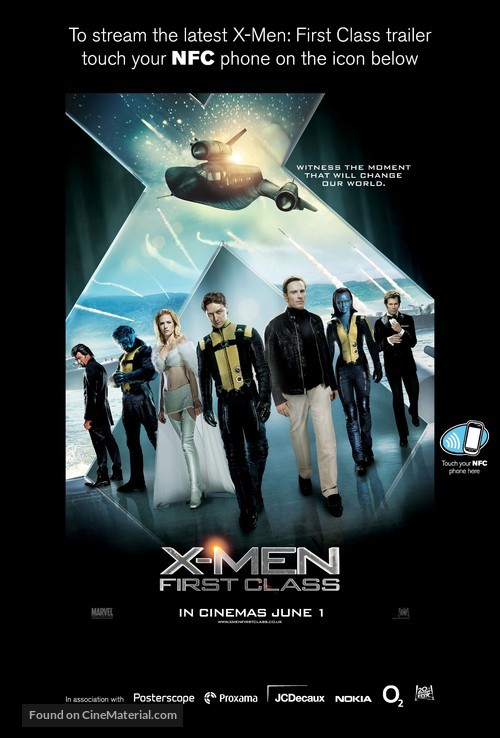 X-Men: First Class - British Movie Poster