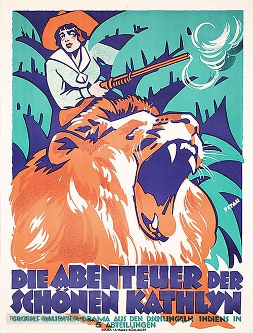 The Adventures of Kathlyn - German Movie Poster