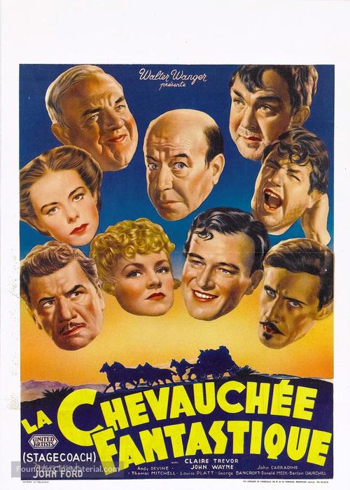 Stagecoach - Belgian Movie Poster