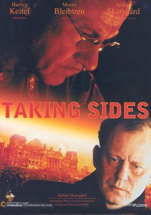 Taking Sides - Swedish DVD movie cover