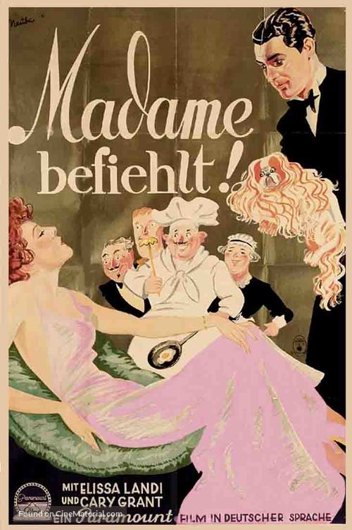 Enter Madame - German Movie Poster