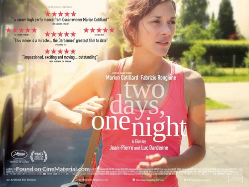Deux jours, une nuit - British Movie Poster