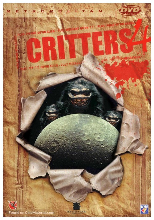 Critters 4 - French DVD movie cover