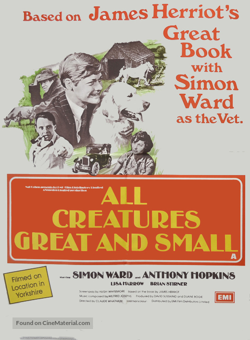 All Creatures Great and Small - British Movie Poster