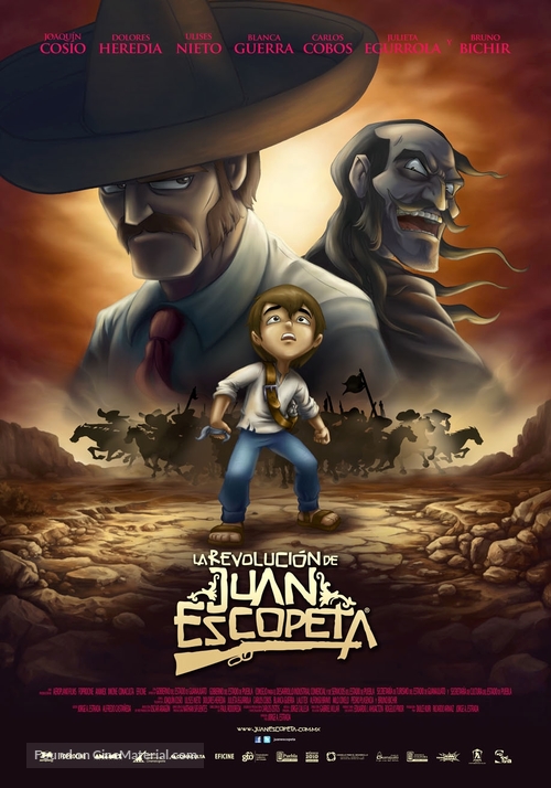 La revoluci&oacute;n de Juan Escopeta - Mexican Movie Poster