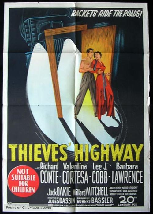 Thieves&#039; Highway - Australian Movie Poster