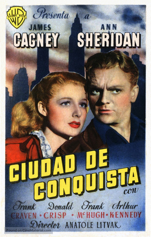 City for Conquest - Spanish Movie Poster