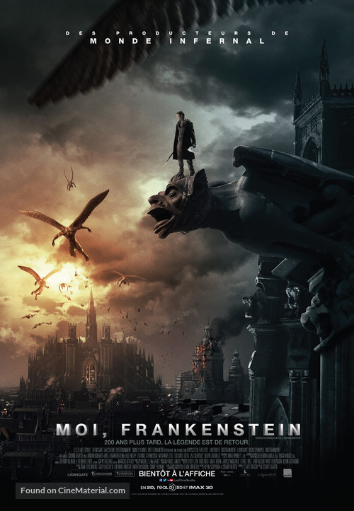 I, Frankenstein - Canadian Movie Poster