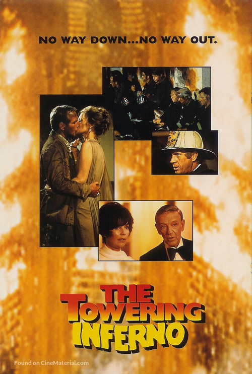 The Towering Inferno - DVD movie cover
