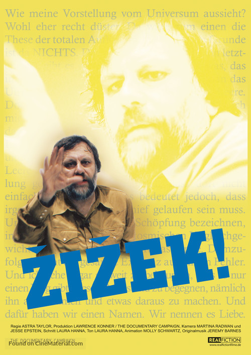 Zizek! - German Movie Poster