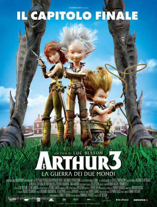 Arthur et la guerre des deux mondes - Italian Theatrical movie poster
