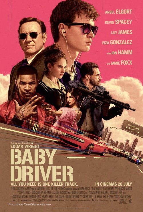 Baby Driver - Malaysian Movie Poster