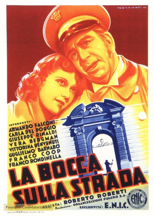 La bocca sulla strada - Italian Movie Poster