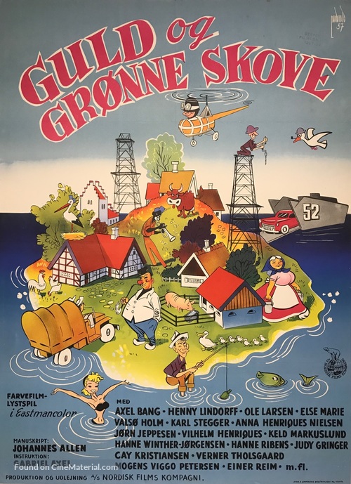 Guld og gr&oslash;nne skove - Danish Movie Poster