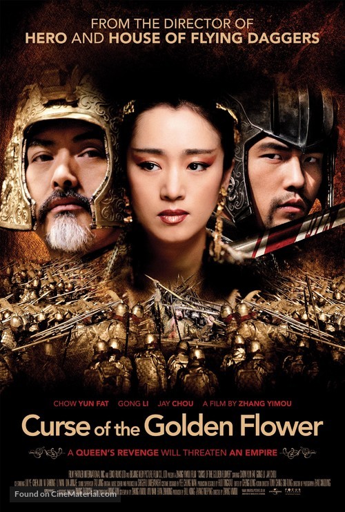 Curse of the Golden Flower - British Movie Poster