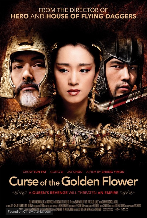 Curse of the Golden Flower - British Movie Poster