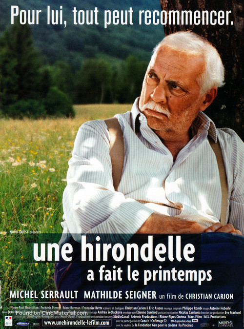 Une hirondelle a fait le printemps - French Movie Poster