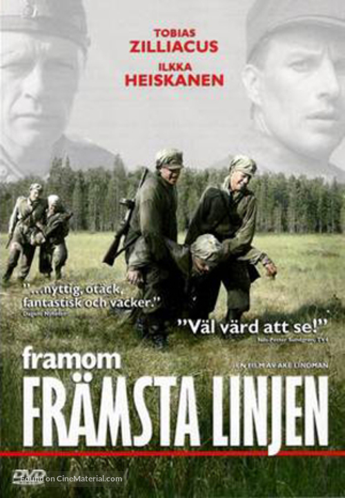 Framom fr&auml;msta linjen - Finnish DVD movie cover