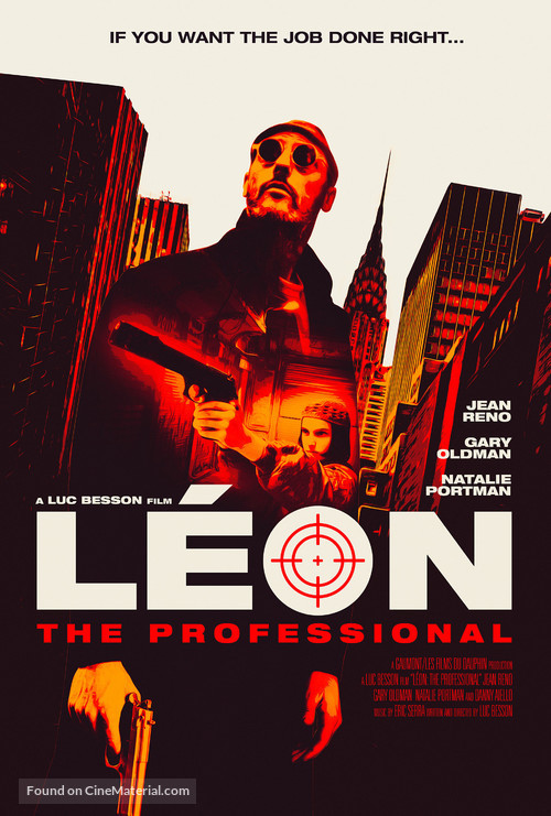 L&eacute;on: The Professional - British Re-release movie poster