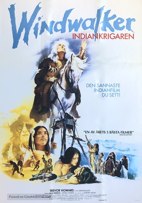Windwalker - Swedish Movie Poster