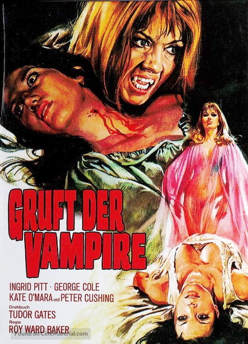 The Vampire Lovers - German Blu-Ray movie cover