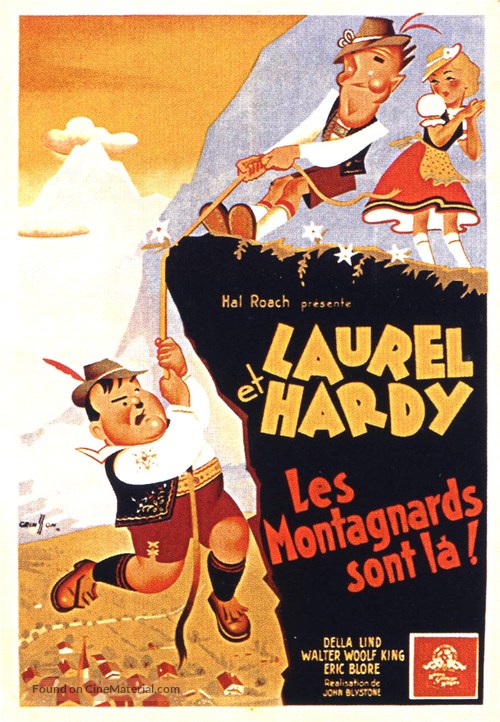 Swiss Miss - French Movie Poster