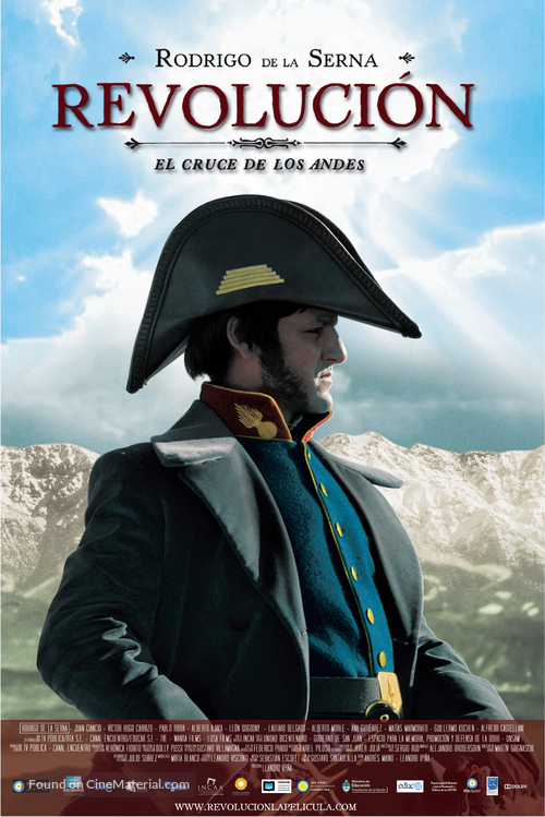 Revoluci&oacute;n: El cruce de Los Andes - Argentinian Movie Poster