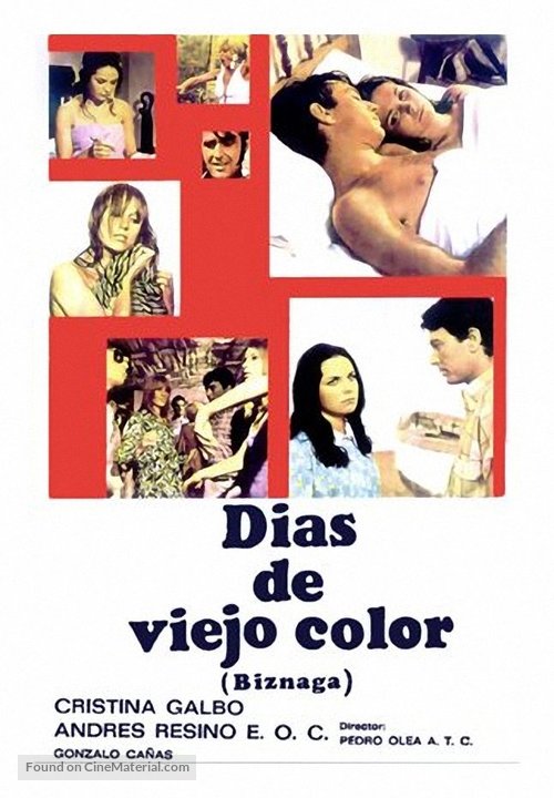 D&iacute;as de viejo color - Spanish Movie Poster