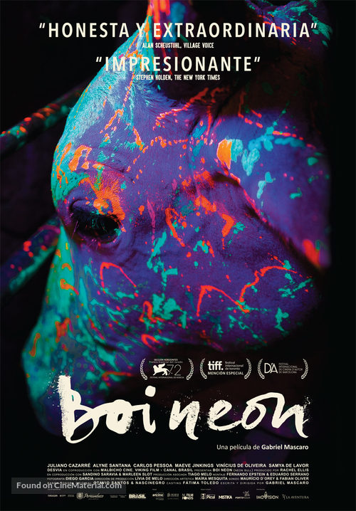 Boi neon - Spanish Movie Poster