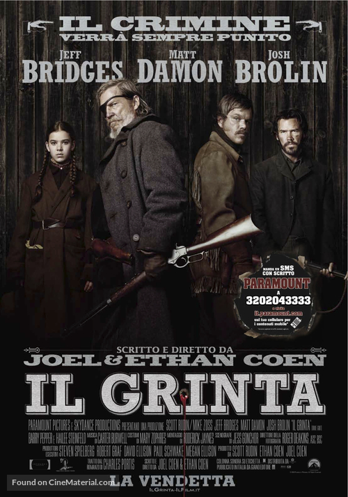 True Grit - Italian Movie Poster