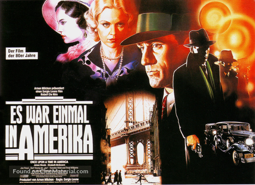 Once Upon a Time in America - German Movie Poster