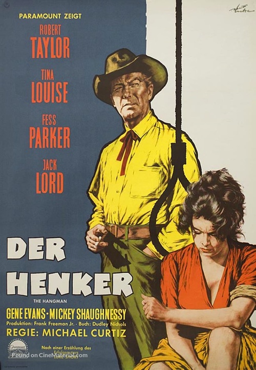 The Hangman - German Re-release movie poster