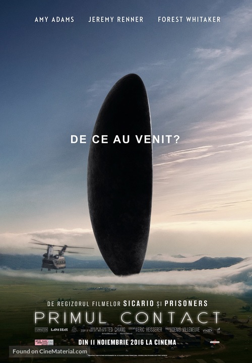 Arrival - Romanian Movie Poster
