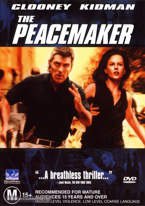 The Peacemaker - Australian DVD movie cover