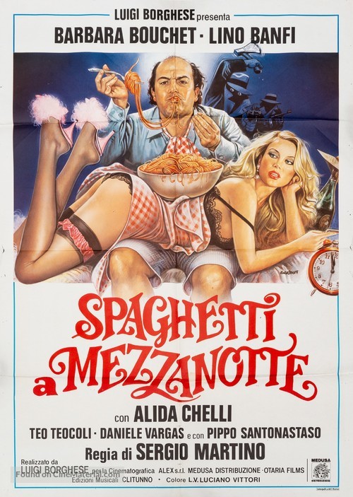 Spaghetti a mezzanotte - Italian Movie Poster