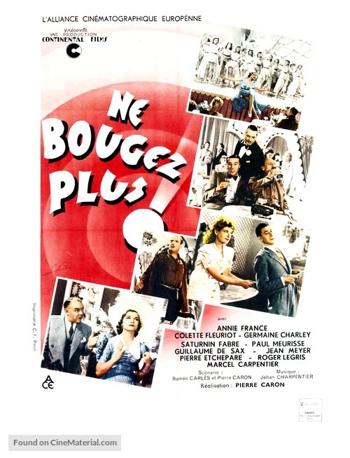 Ne bougez plus - French Movie Poster