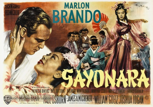 Sayonara - German Movie Poster