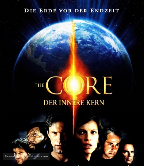 The Core - German Blu-Ray movie cover