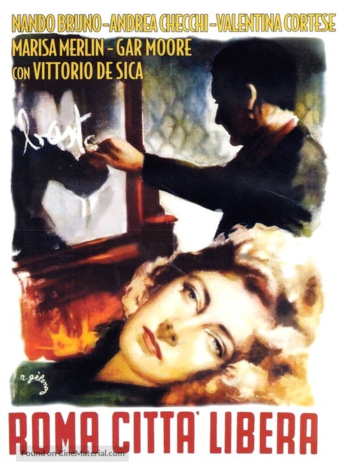 Roma citt&agrave; libera - Italian Movie Poster