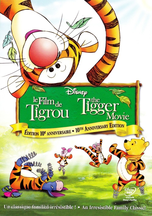 The Tigger Movie - Canadian Movie Cover