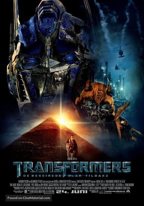 Transformers: Revenge of the Fallen - Norwegian Movie Poster