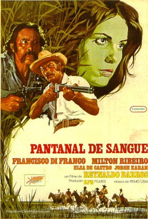 Pantanal de Sangue - Brazilian Movie Poster