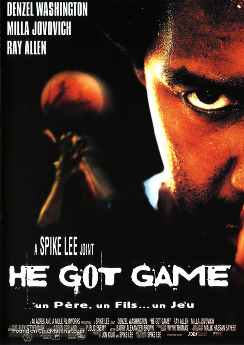 He Got Game - French Movie Poster