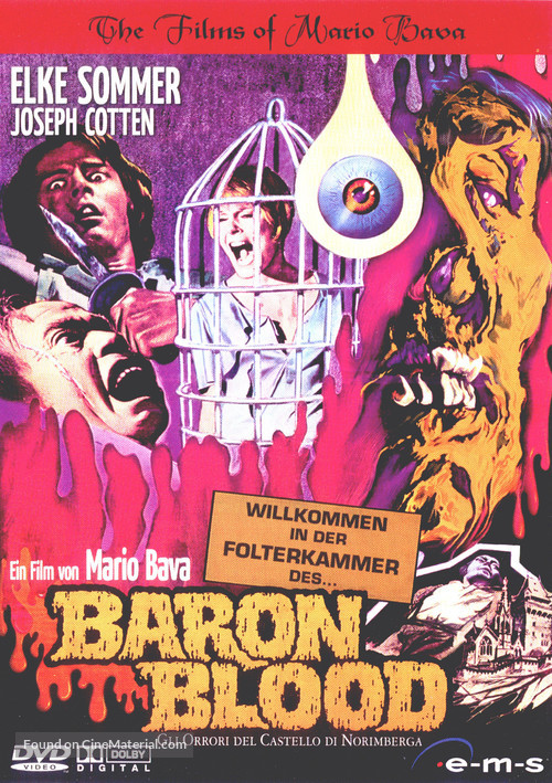 Gli orrori del castello di Norimberga - German DVD movie cover