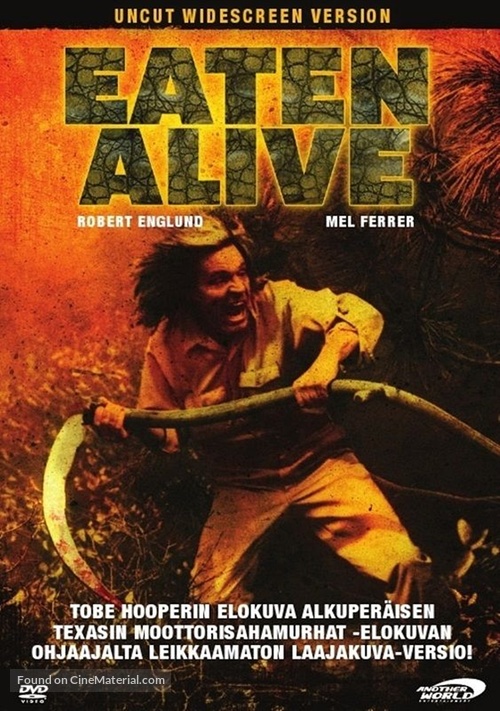 Eaten Alive - Finnish DVD movie cover