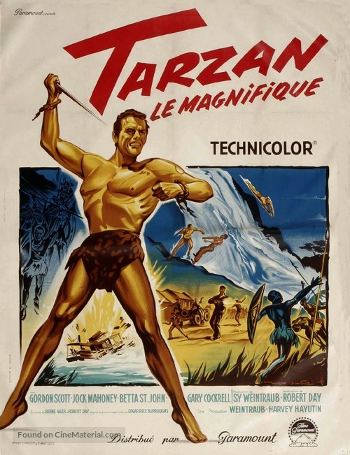 Tarzan the Magnificent - French Movie Poster