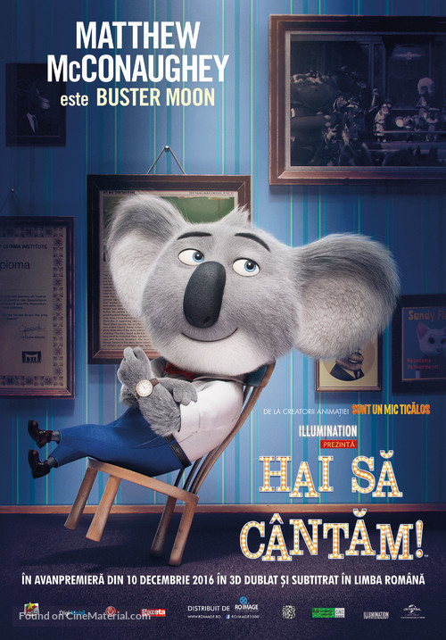 Sing - Romanian Movie Poster